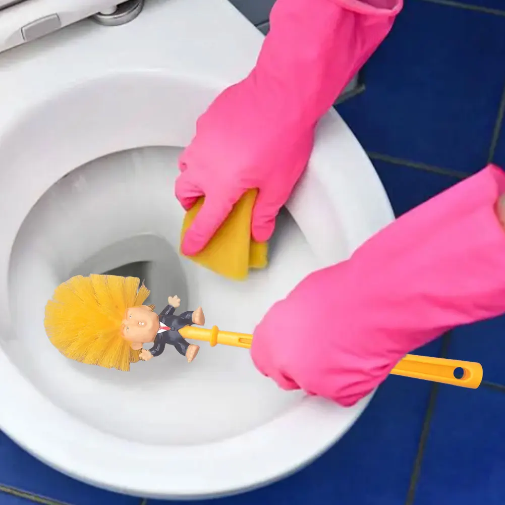 Bathroom Cleaning Tools Trump Toilet Brush Paper Roll Donald Trump