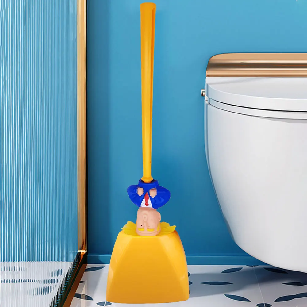 Bathroom Cleaning Tools Trump Toilet Brush Paper Roll Donald Trump