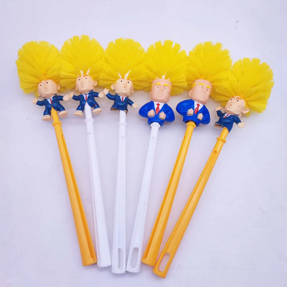 Bathroom Cleaning Tools Trump Toilet Brush Paper Roll Donald Trump