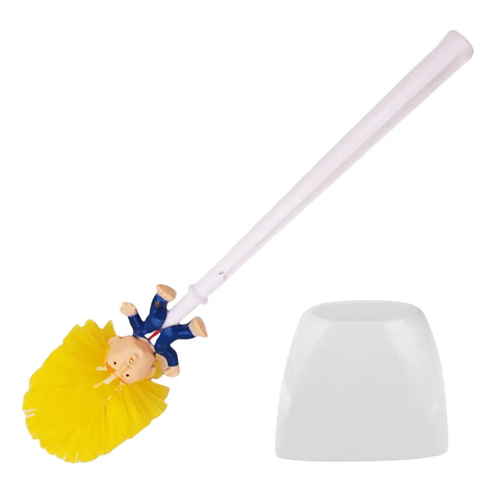 Bathroom Cleaning Tools Trump Toilet Brush Paper Roll Donald Trump