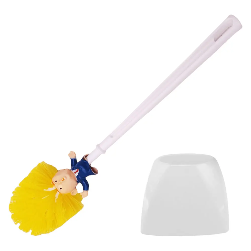 Bathroom Cleaning Tools Trump Toilet Brush Paper Roll Donald Trump
